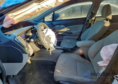 2013 Honda Civic Lx from USA, damaged, VIN 2HGFB2F59DH572691